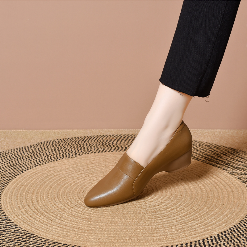 Zapato Casual Cuero Suave Aurora Equilibrio Serenidad, Máximo Confort Todo el Día