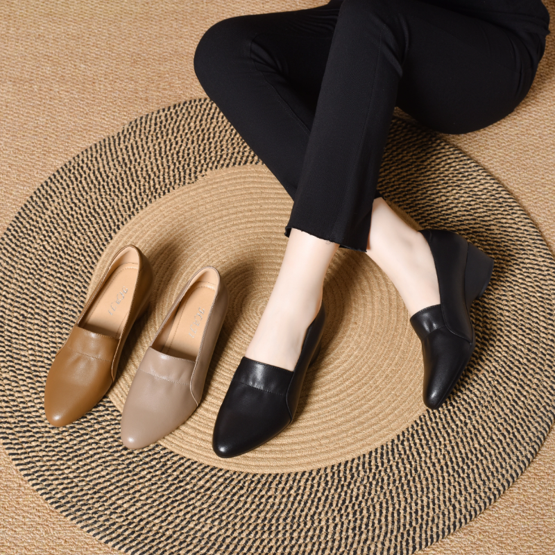 Zapato Casual Cuero Suave Aurora Equilibrio Serenidad, Máximo Confort Todo el Día