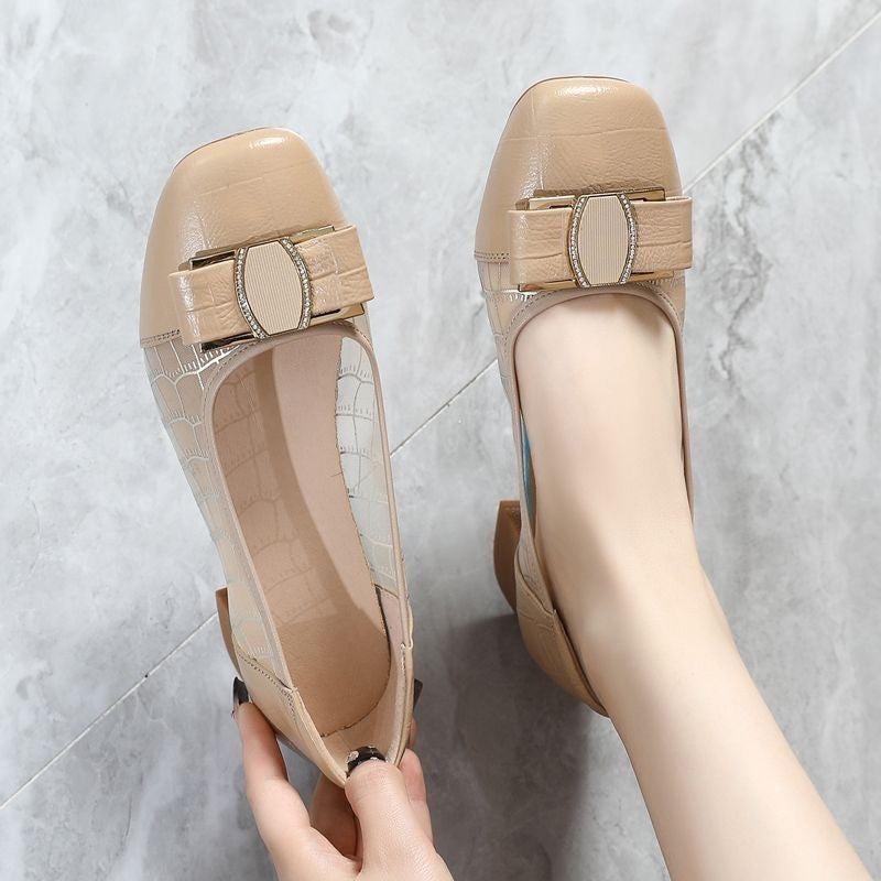 Zapato Plano Cuero Suave Esencia Prisma Serenidad, Confort Superior Todo el Día