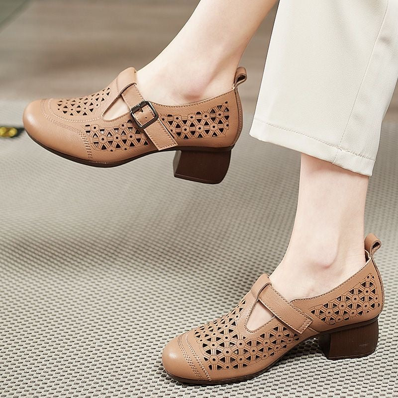 Sandalias Ortopédicas Cuero Suave Eclipse Serenidad Camino, Alivio y Estabilidad Todo el Día