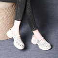 Sandalias de Tacón Cuero Suave Aura Cumbre Serenidad, Confort y Estilo Todo el Día