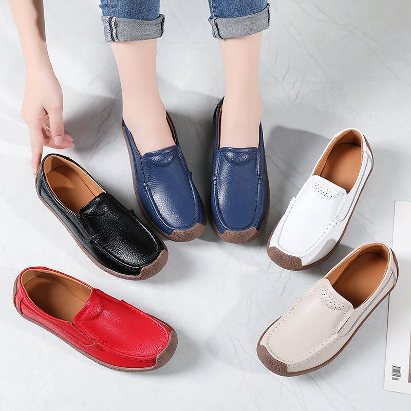 Zapatos Planos Cuero Suave Aura Bosque Armonía, Comodidad Superior Todo el Día