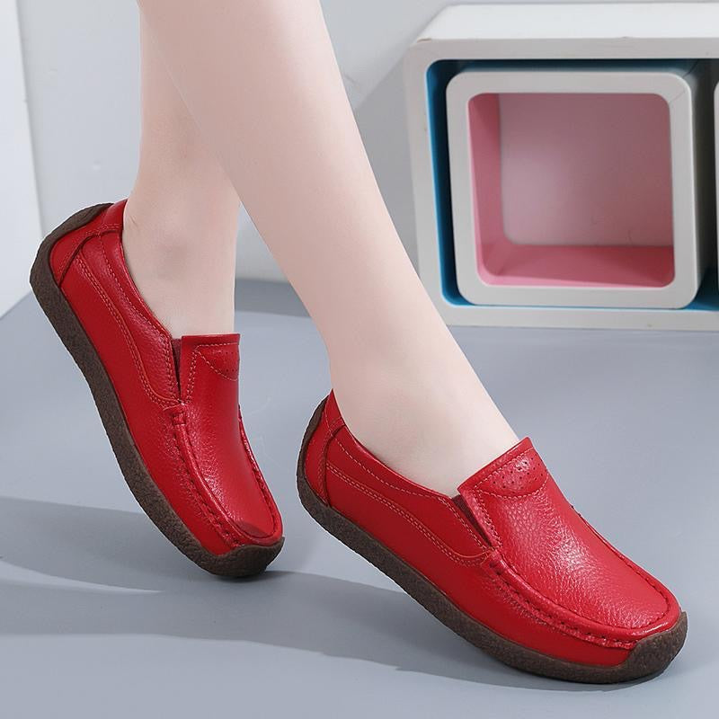 Zapatos Planos Cuero Suave Aura Bosque Armonía, Comodidad Superior Todo el Día