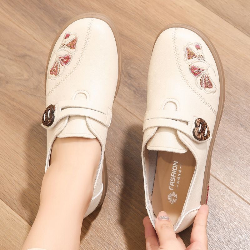 Zapatos Planos Cuero Suave Horizonte Serenidad Íntegro, Confort y Estabilidad para Todo el Día