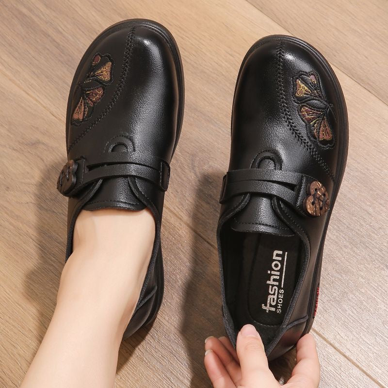 Zapatos Planos Cuero Suave Horizonte Serenidad Íntegro, Confort y Estabilidad para Todo el Día