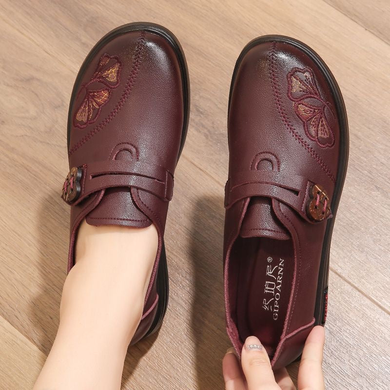 Zapatos Planos Cuero Suave Horizonte Serenidad Íntegro, Confort y Estabilidad para Todo el Día