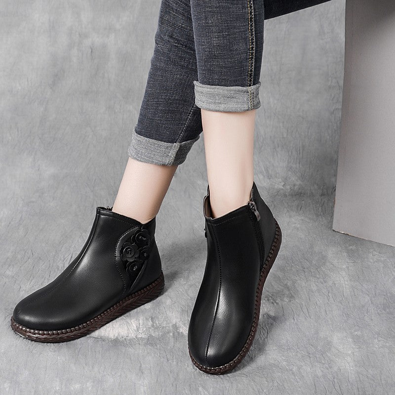 Botas Ortopédicas Cuero Suave Horizonte Serenidad Vitalidad, Calor y Comodidad Todo el Día