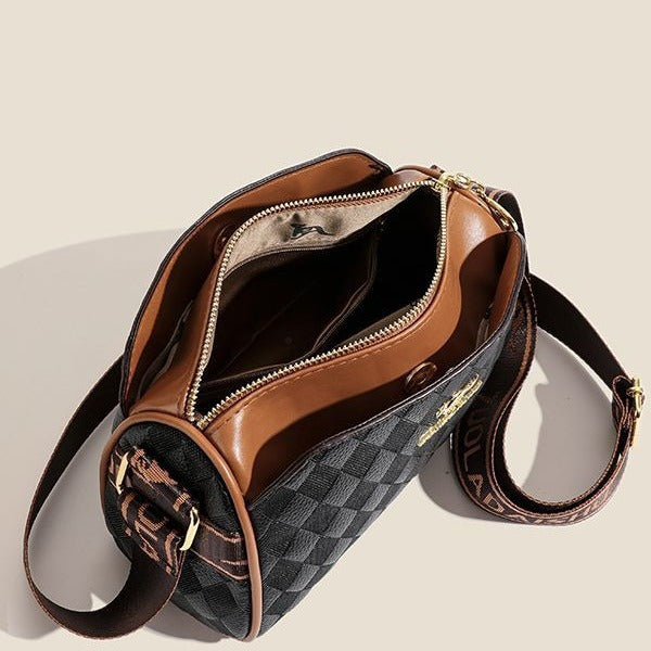 Bolso Cilíndrico Tejido Impermeable Esencia Horizonte Prisma, Orden y Estilo en Movimiento