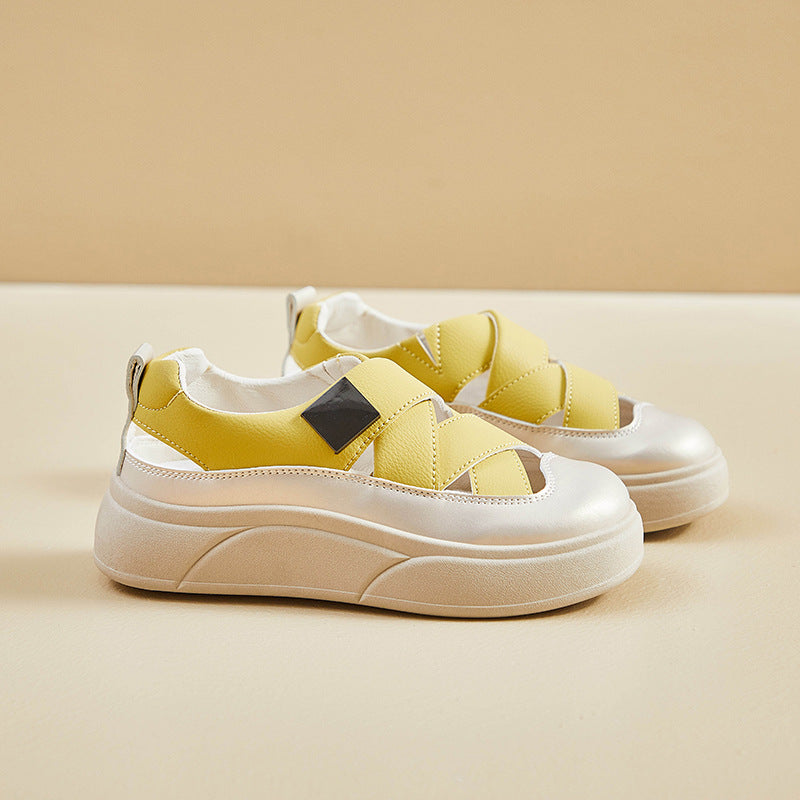 Zapatillas Deportivas Cuero Transpirable Equilibrio Alma Elevate, Comodidad y Altura Todo el Día