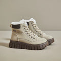 Botas Ortopédicas Cuero Suave Estilo Selene Armonía, Alivio Instantáneo para Pies y Espalda