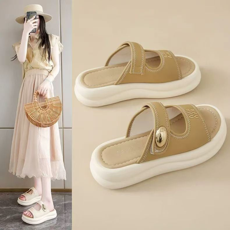 Sandalias Planas Cuero Suave Nube Esencia Armonía, Confort y Postura Saludable