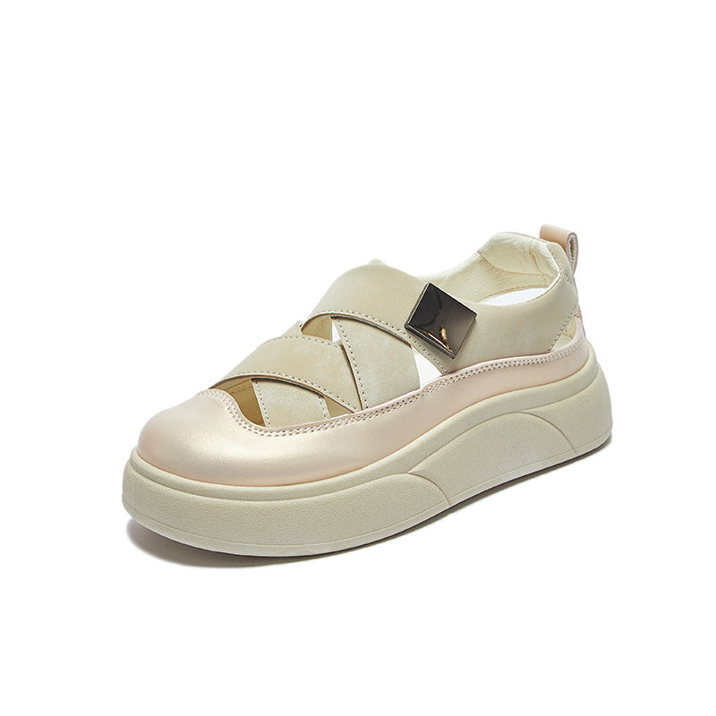 Zapatillas Deportivas Cuero Transpirable Equilibrio Alma Elevate, Comodidad y Altura Todo el Día