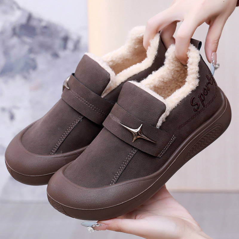 Zapato Casual Forro Acolchado Estrella Cálida Armonía, Confort y Elegancia en Días Fríos