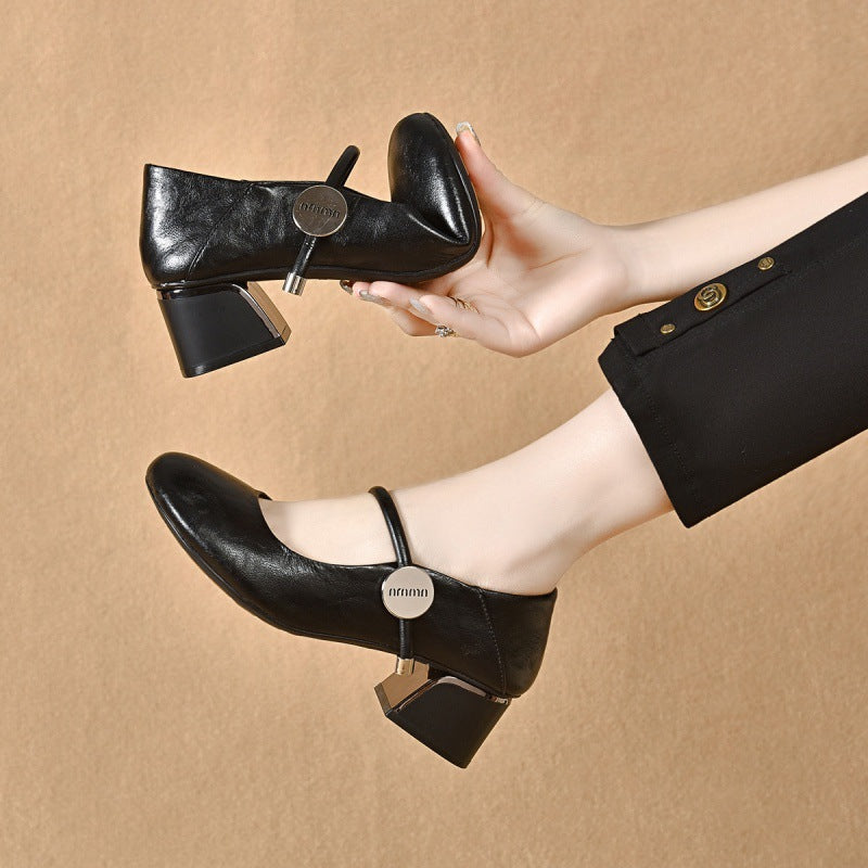 Zapato Clásico Cuero Suave Aura Majestad Armonía, Comodidad Sofisticada Todo el Día