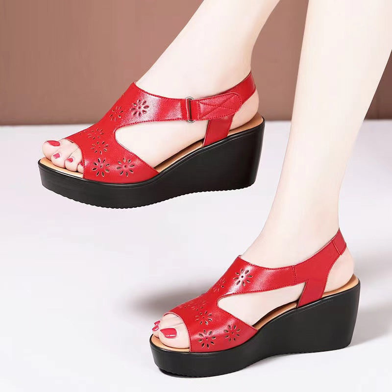 Sandalias Ortopédicas Cuero Suave Equilibrio Cumbre Vitalidad, Corrección Postural y Máximo Confort