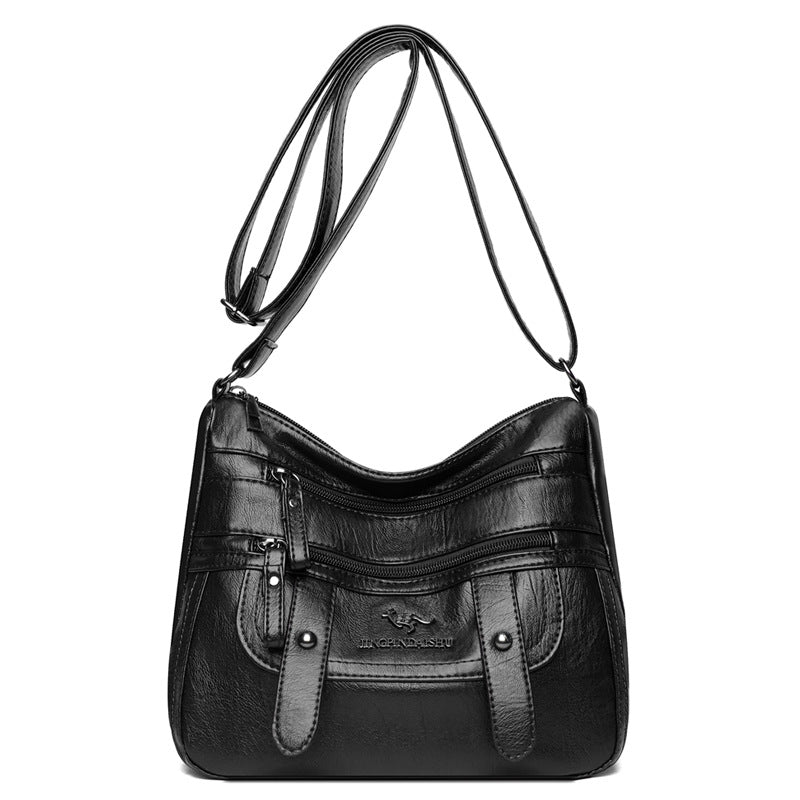 Bolso Casual Cuero Genuino Nube Prisma Horizonte, Capacidad y Elegancia para tu Día a Día