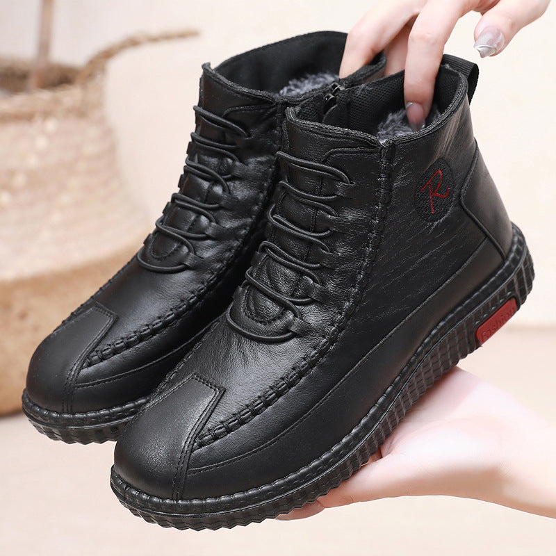 Botas Ortopédicas Cuero Suave Aura Camino Serenidad, Máximo Confort y Protección Diaria