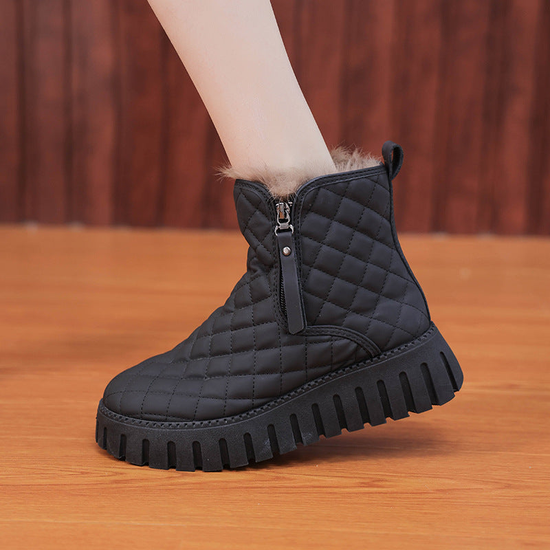 Botas de Nieve Cuero Impermeable Eclipse Andes Serenidad, Comodidad y Estabilidad Ortopédica