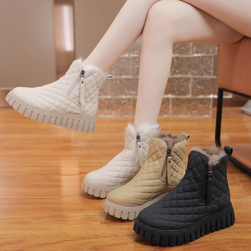 Botas de Nieve Cuero Impermeable Eclipse Andes Serenidad, Comodidad y Estabilidad Ortopédica