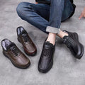 Zapato Ortopédico Cuero Genuino Travesía Serenidad Horizonte, Alivio Instantáneo y Calidez Todo el Día