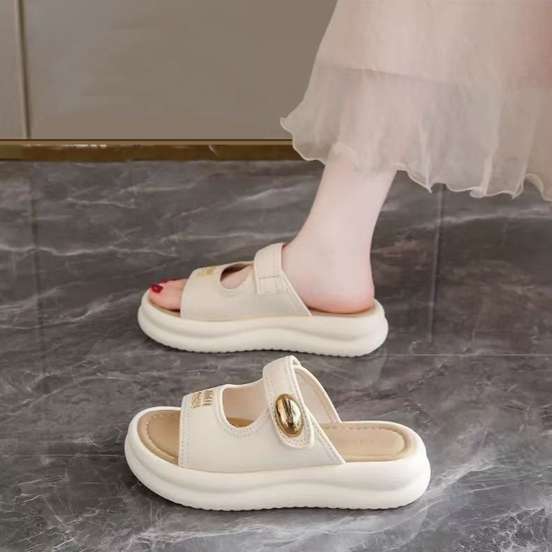 Sandalias Planas Cuero Suave Nube Esencia Armonía, Confort y Postura Saludable