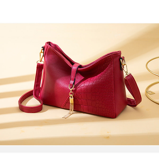 Bolso Casual Cuero Texturizado Aura Travesía, Estilo Sofisticado y Versátil para Cada Día