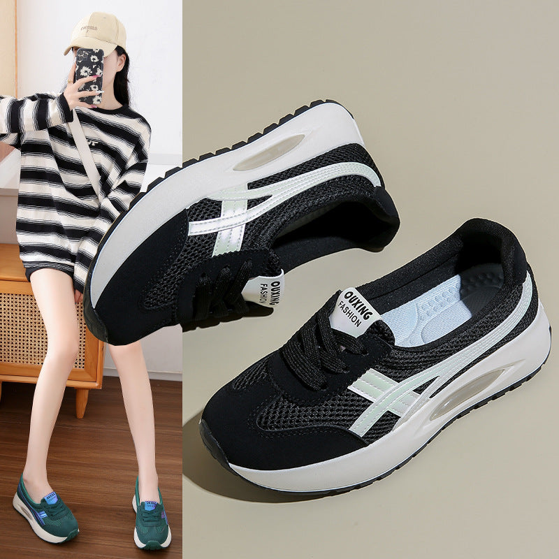 Zapatillas Casual Suela Gruesa Cumbre Jazz Serenidad, Comodidad Superior Todo el Día