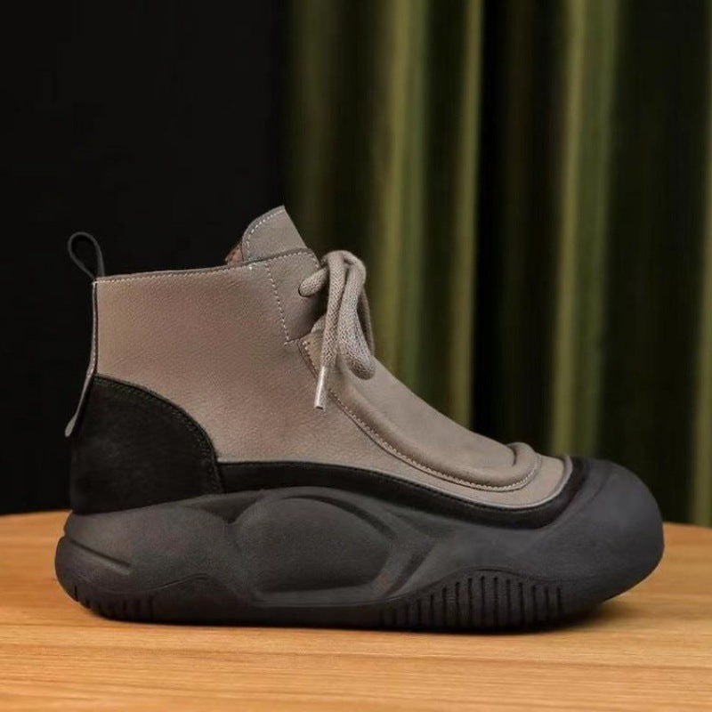 Botas Ortopédicas Cuero Premium Aurora Cumbre Armonía, Alivio Inmediato y Corrección Postural