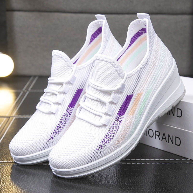 Zapatillas Deportivas Tejido Transpirable Esencia Cumbre Armonía, Alivio Total para Pies y Espalda