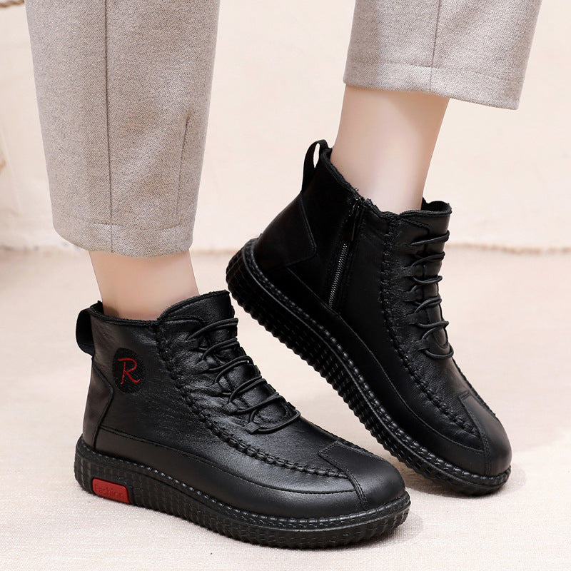 Botas Ortopédicas Cuero Suave Aura Camino Serenidad, Máximo Confort y Protección Diaria