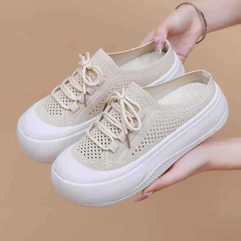 Sandalias Planas Tejido Transpirable Aura Camino Zen, Comodidad Ortopédica y Estilo Sin Esfuerzo