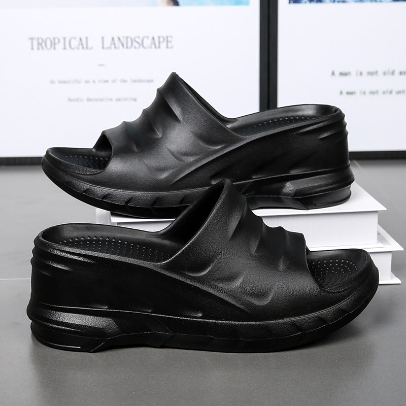 Pantuflas Plataforma Ligera Brisa Serenidad, Altura y Confort sin Dolor