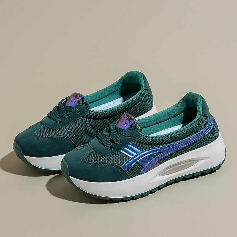 Zapatillas Casual Suela Gruesa Cumbre Jazz Serenidad, Comodidad Superior Todo el Día