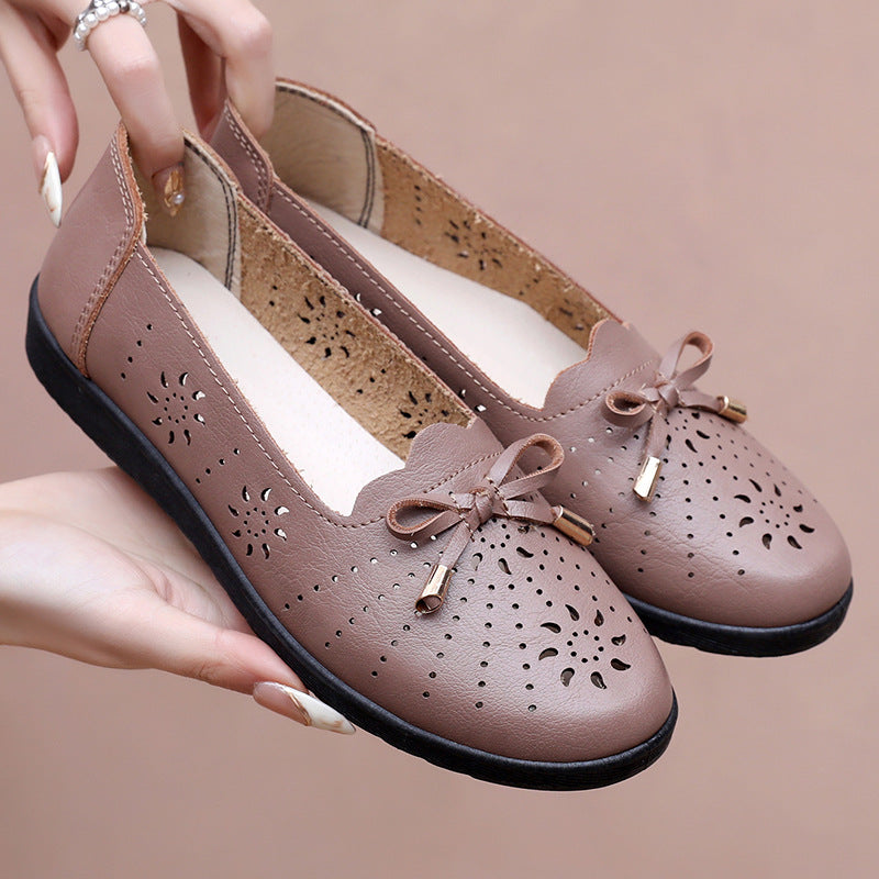 Zapato Casual Cuero Suave Esencia Aurora Libertad, Comodidad Todo el Día Sin Dolor