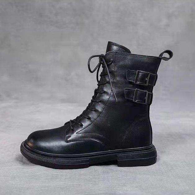 Botas Ortopédicas Cuero Premium Aura Cumbre Serenidad, Alivio Instantáneo y Postura Saludable