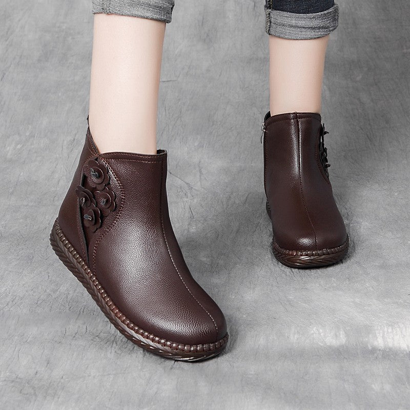 Botas Ortopédicas Cuero Suave Horizonte Serenidad Vitalidad, Calor y Comodidad Todo el Día