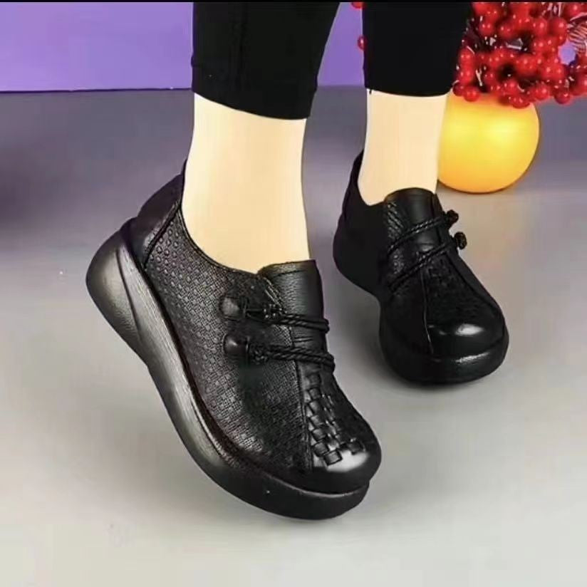Botines Urbanos Cuero Suave Aura Jazz Horizonte, Estilo y Comodidad Antideslizante Todo el Día