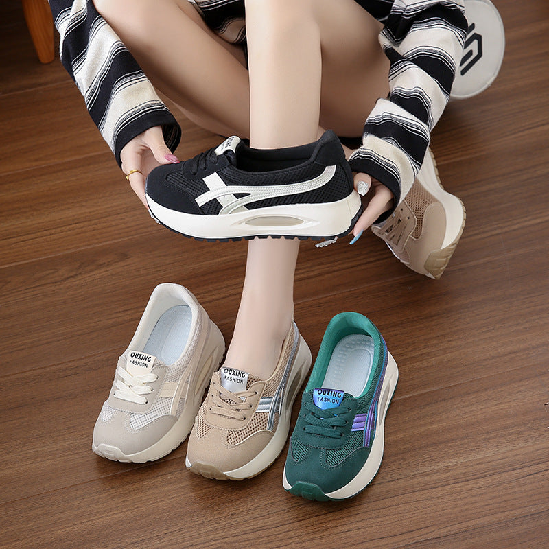 Zapatillas Casual Suela Gruesa Cumbre Jazz Serenidad, Comodidad Superior Todo el Día