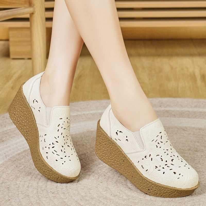 Zapato Ortopédico Cuero Suave Aura Camino Armonía, Comodidad Terapéutica Todo el Día