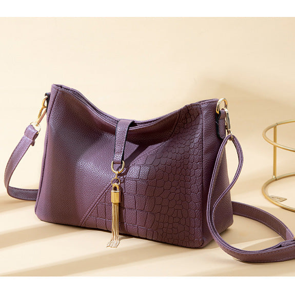 Bolso Casual Cuero Texturizado Aura Travesía, Estilo Sofisticado y Versátil para Cada Día