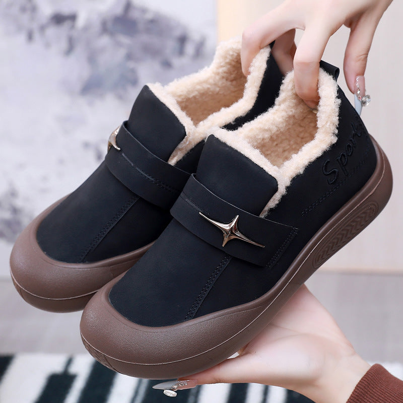 Zapato Casual Forro Acolchado Estrella Cálida Armonía, Confort y Elegancia en Días Fríos