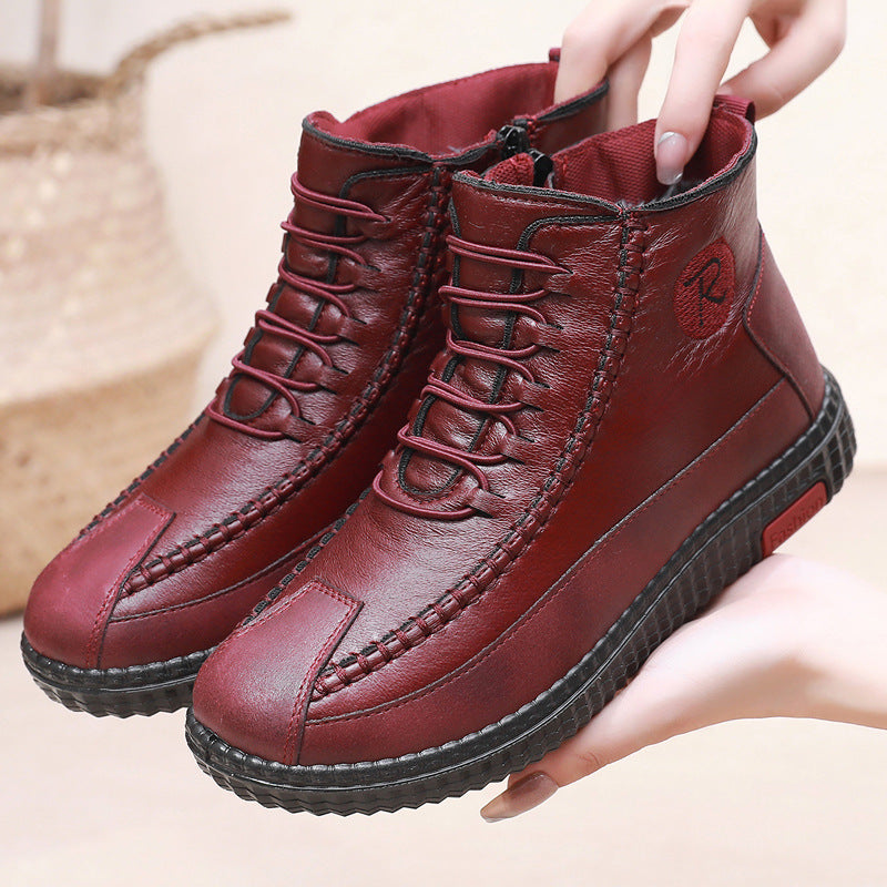 Botas Ortopédicas Cuero Suave Aura Camino Serenidad, Máximo Confort y Protección Diaria