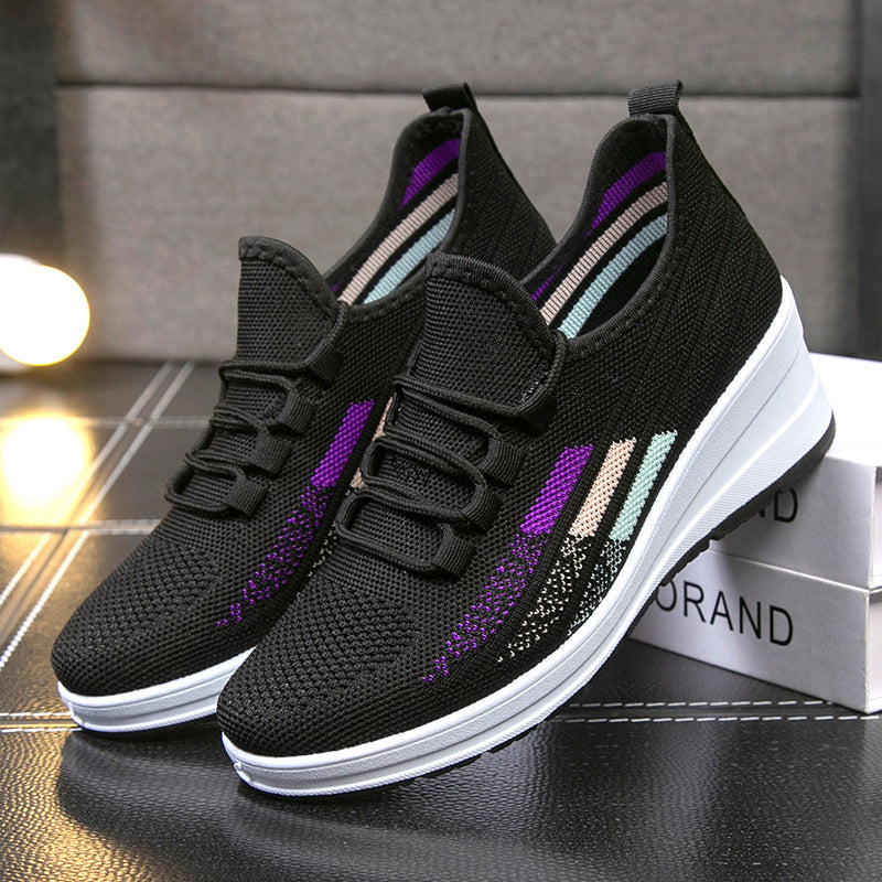 Zapatillas Deportivas Tejido Transpirable Esencia Cumbre Armonía, Alivio Total para Pies y Espalda