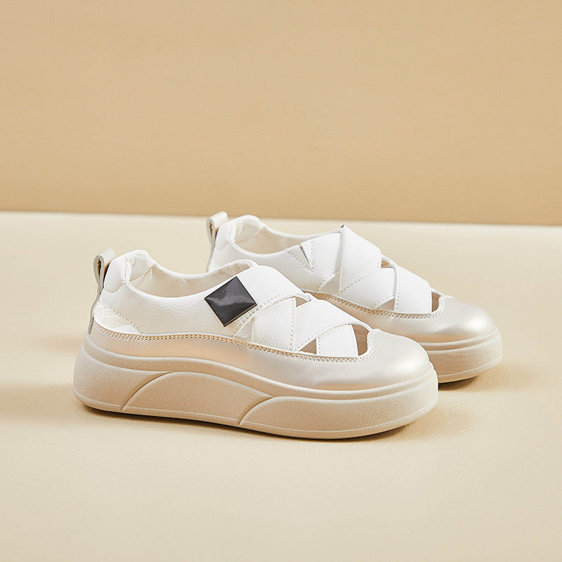 Zapatillas Deportivas Cuero Transpirable Equilibrio Alma Elevate, Comodidad y Altura Todo el Día