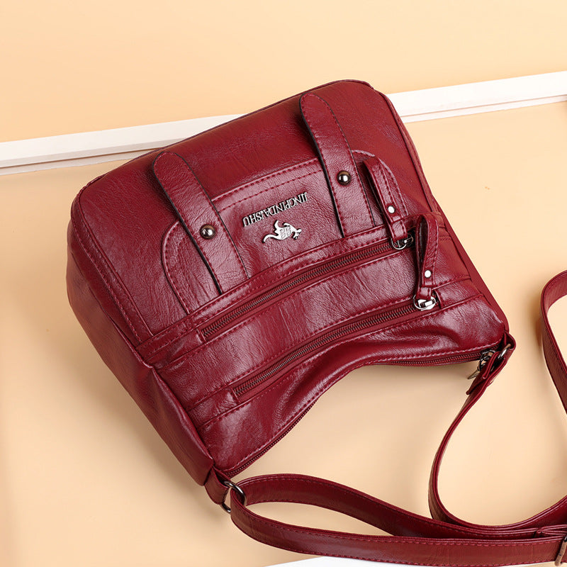 Bolso Casual Cuero Genuino Nube Prisma Horizonte, Capacidad y Elegancia para tu Día a Día