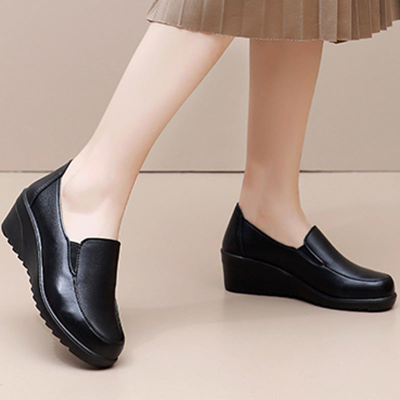 Zapato Ortopédico Cuero Suave Travesía Armonía Vitalidad, Confort Superior para Uso Diario