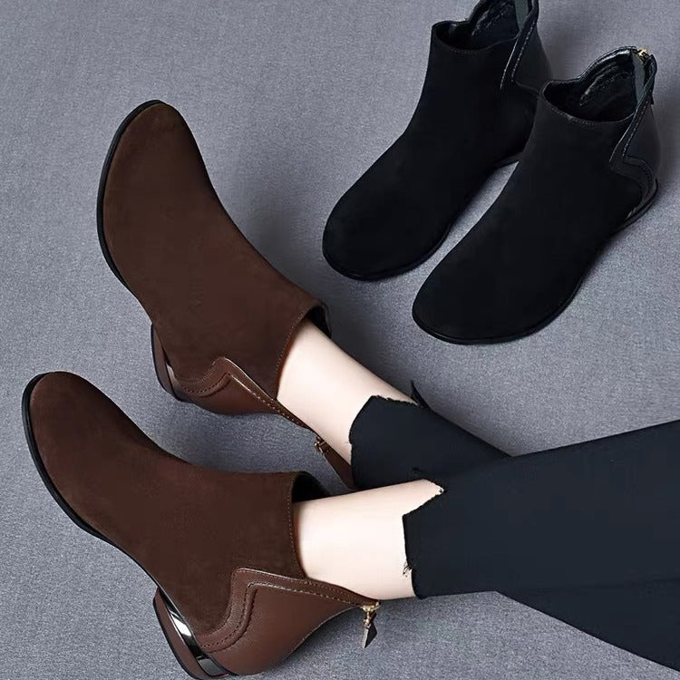 Botas Ortopédicas Cuero Impermeable Cumbre Aura Plenitud, Confort Superior y Alivio Total