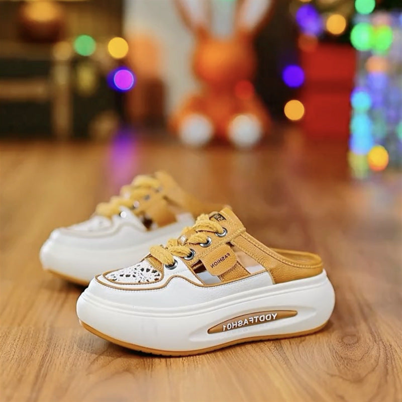 Pantuflas Cerradas Suela Gruesa Aura Jazz Serenidad, Confort Absoluto Todo el Día