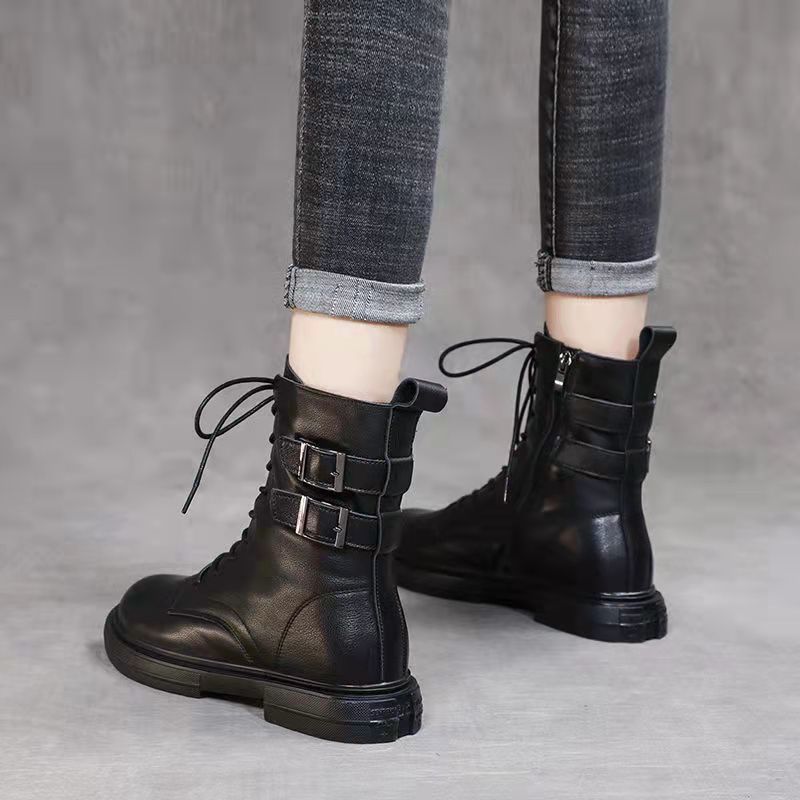 Botas Ortopédicas Cuero Premium Aura Cumbre Serenidad, Alivio Instantáneo y Postura Saludable