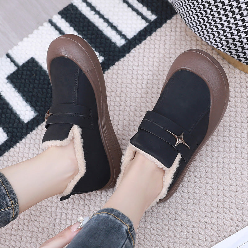 Zapato Casual Forro Acolchado Estrella Cálida Armonía, Confort y Elegancia en Días Fríos